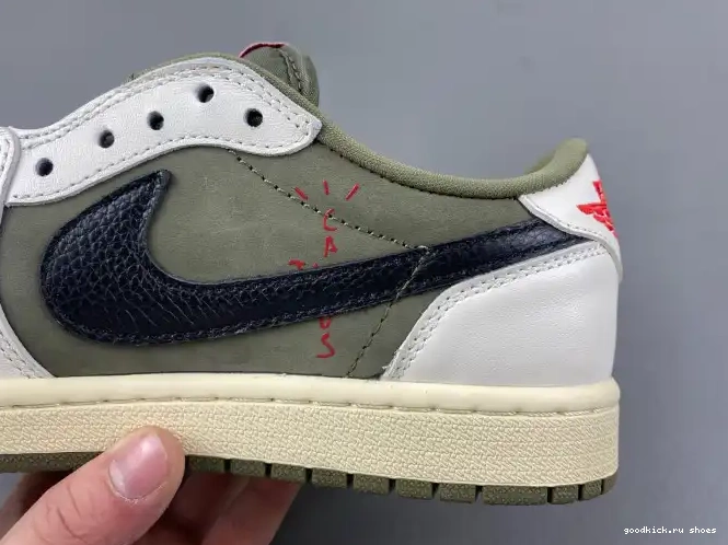 TRAVIS 1 OLIVE OG MEDIUM JORDAN DM7866-200 LOW SCOTT AIR X 0507